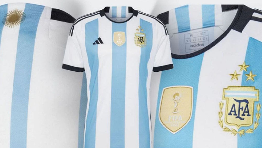 Fiebre de campeones: comienza la venta de la camiseta la Selección Argentina con las tres estrellas Suquia