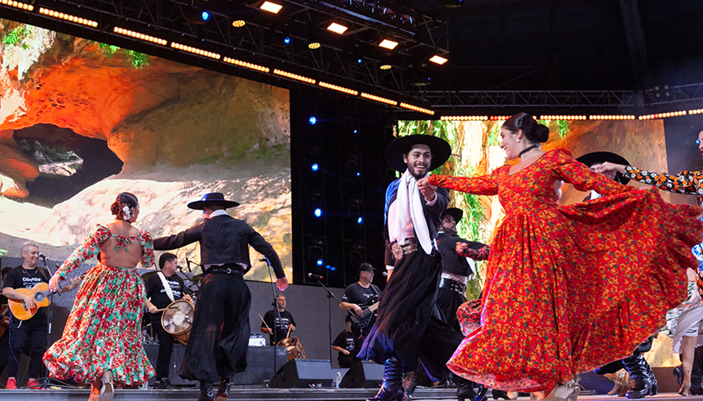 La noche más cordobesa del Festival de Cosquín
