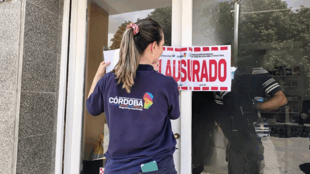 Los locales clausurados en Córdoba funcionaban sin habilitación ni supervisión técnica