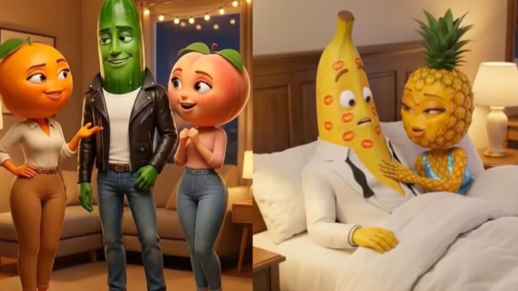 Frutinovelas: el insólito fenómeno viral creado con inteligencia artificial que conquista las redes