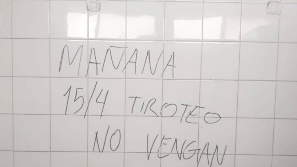 Amenaza de tiroteo en una escuela de La Falda generó un fuerte operativo policial