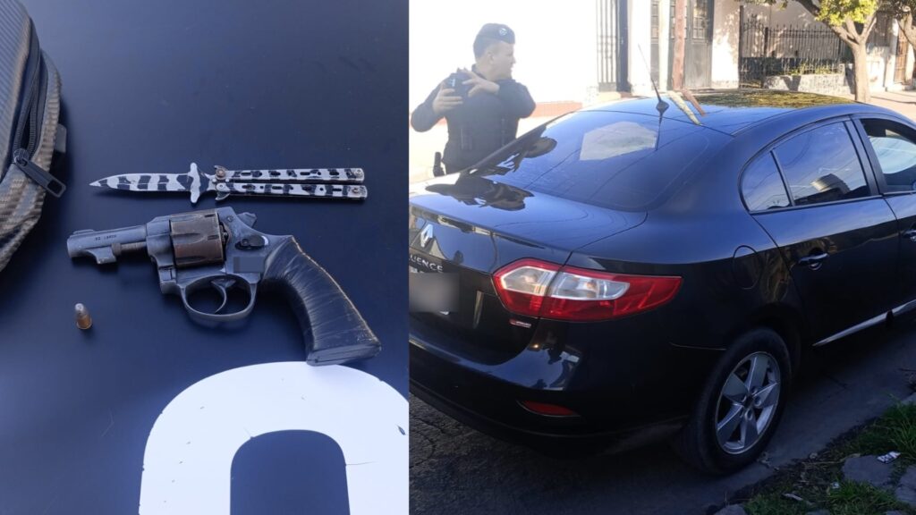Tres hombres mayores de edad fueron detenidos en barrio Altamira cuando se dirigían en automóvil hacia el Estadio Mario Alberto Kempes, donde se disputó el partido entre Talleres y Rosario Central.