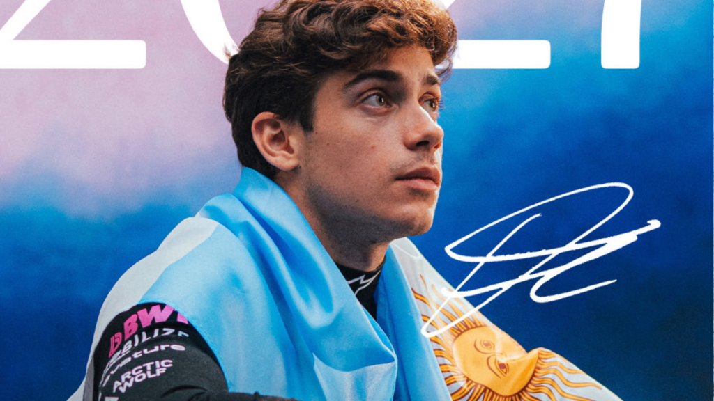 Alpine confirmó la continuidad de Franco Colapinto para la temporada 2027 de Fórmula 1. El argentino seguirá como piloto titular junto a Pierre Gasly tras su crecimiento durante el actual campeonato