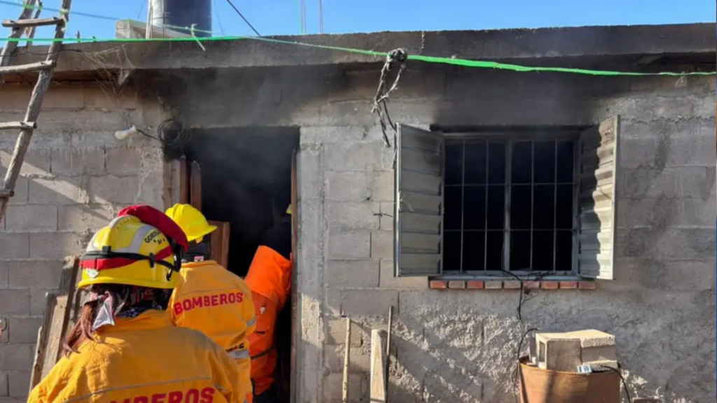 Una mujer de 93 años y su hijo de 70 murieron tras incendiarse su vivienda en una zona rural de Villa de Pocho. La Justicia y Bomberos investigan cómo se originó el fuego