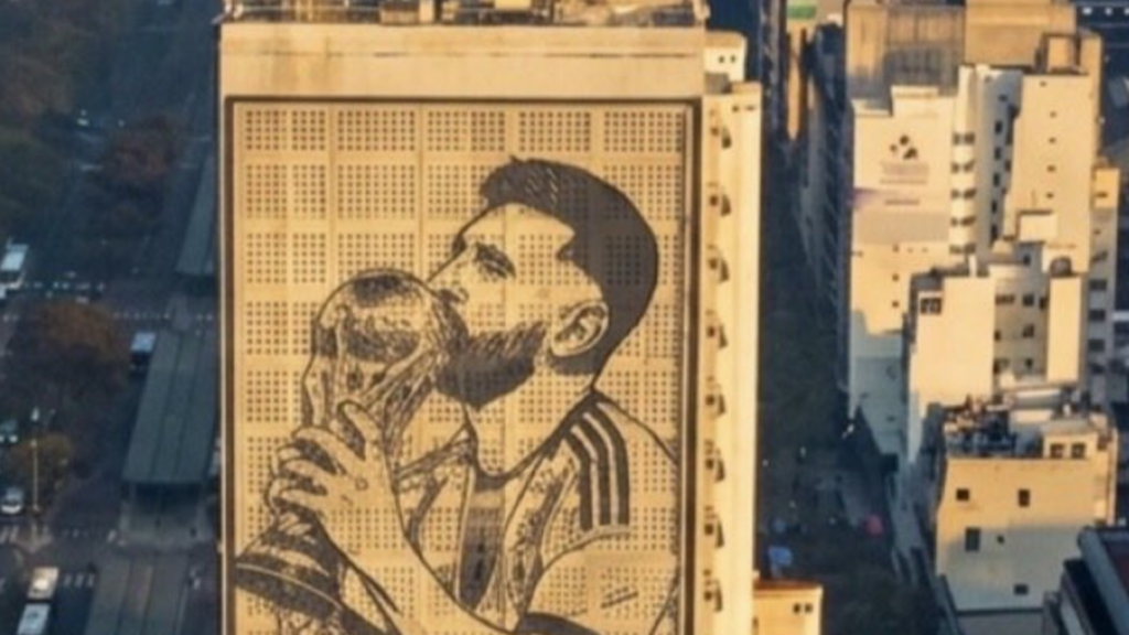 Impulsan reemplazar a Evita por Messi en la 9 de Julio